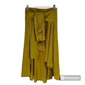 Zara Mustard Maxi Skirt